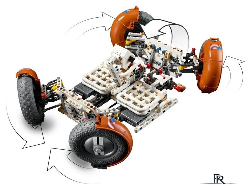 Конструктор LEGO Technic 42182 Лунный вездеход НАСА «Аполлон» - Изображение №6 — Интернет-магазин ПроЗаказ