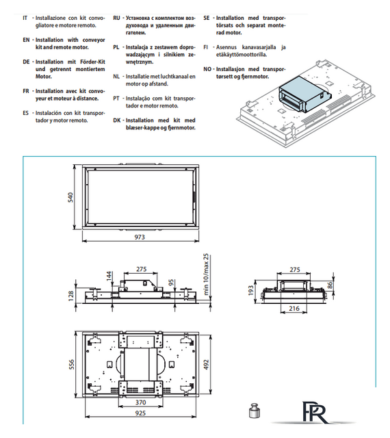 Кухонная вытяжка Falmec Nube Design+ Isola 90 Inox - Изображение №4 — Интернет-магазин ПроЗаказ