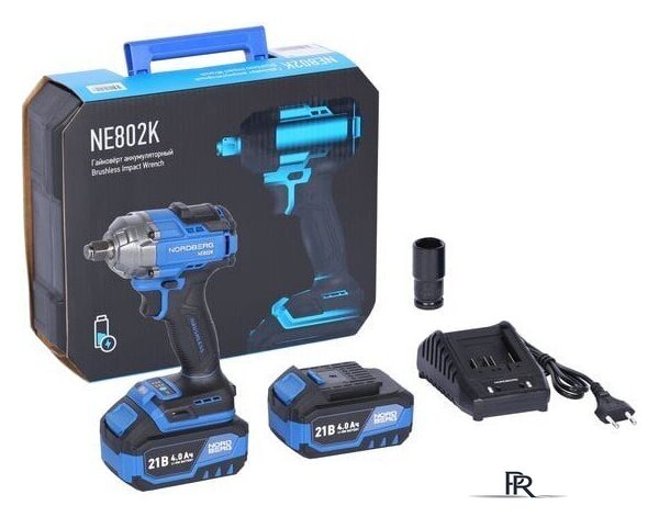 Гайковерт Nordberg NE802K (с 2-мя АКБ, кейс) - Изображение №1 — Интернет-магазин ПроЗаказ