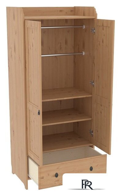 Шкаф распашной ММЦ Вествик 21 (браун) - Изображение №2 — Интернет-магазин ПроЗаказ