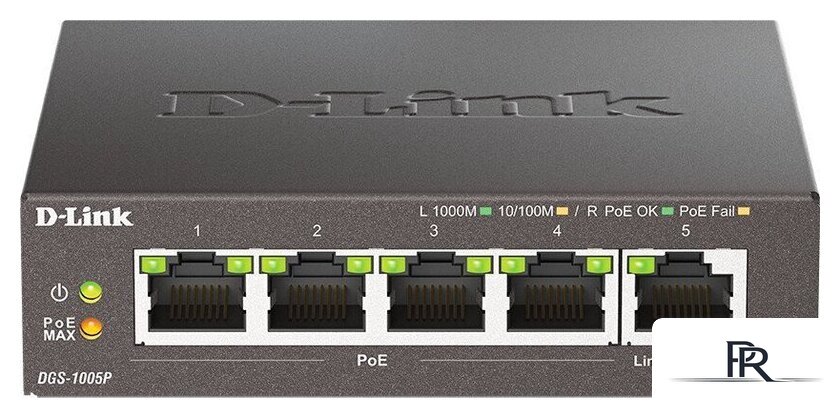 Неуправляемый коммутатор D-Link DGS-1005P/B3A - Изображение №1 — Интернет-магазин ПроЗаказ