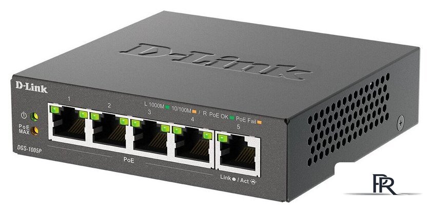 Неуправляемый коммутатор D-Link DGS-1005P/B3A - Изображение №3 — Интернет-магазин ПроЗаказ