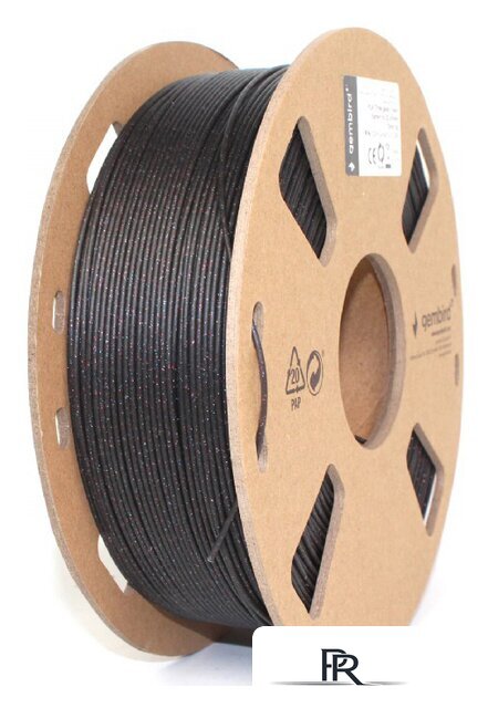 Пластик Gembird PLA 1.75 мм 1000 г 3DP-PLA-MX3-01-GBK (черный) - Изображение №1 — Интернет-магазин ПроЗаказ