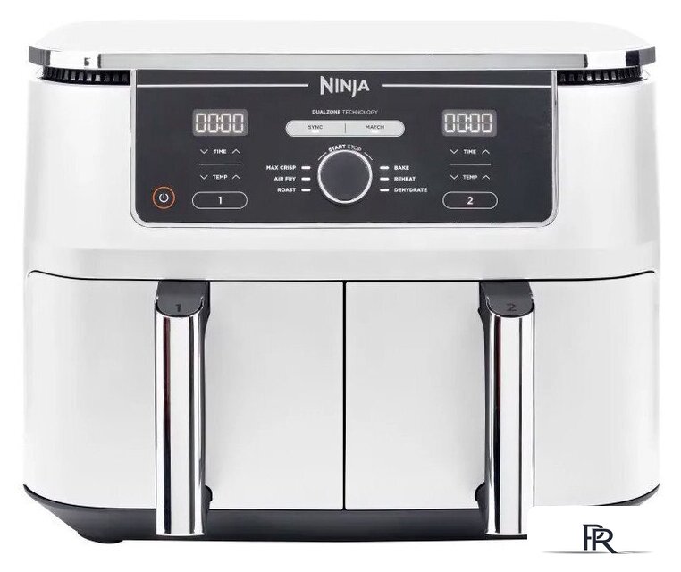 Аэрогриль (аэрофритюрница) Ninja Air Fryer Dual zone AF400EUWH - Изображение №1 — Интернет-магазин ПроЗаказ