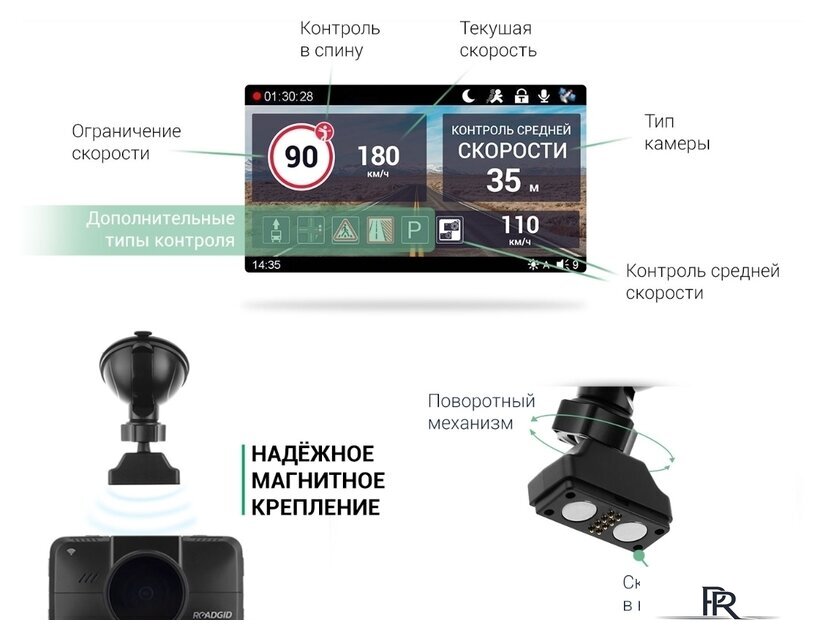 Видеорегистратор Roadgid CityGo 3 WI-FI 2CH - Изображение №3 — Интернет-магазин ПроЗаказ