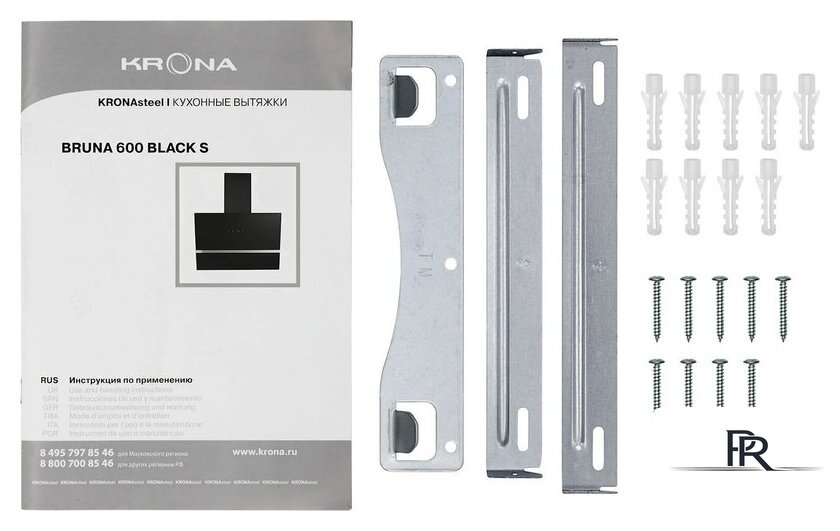 Кухонная вытяжка Krona Bruna 600 Black S (черный) - Изображение №18 — Интернет-магазин ПроЗаказ