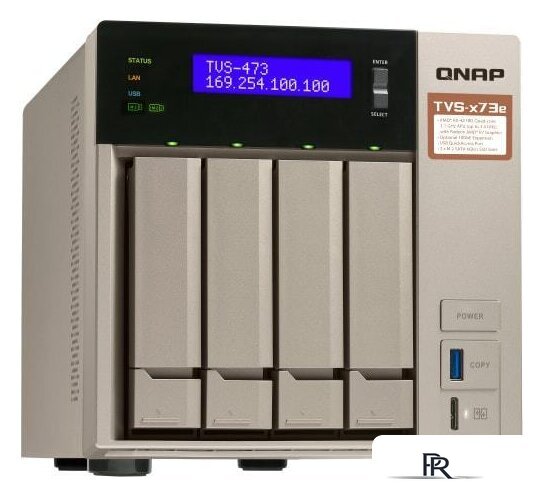Сетевой накопитель QNAP TVS-473E-8G - Изображение №4 — Интернет-магазин ПроЗаказ