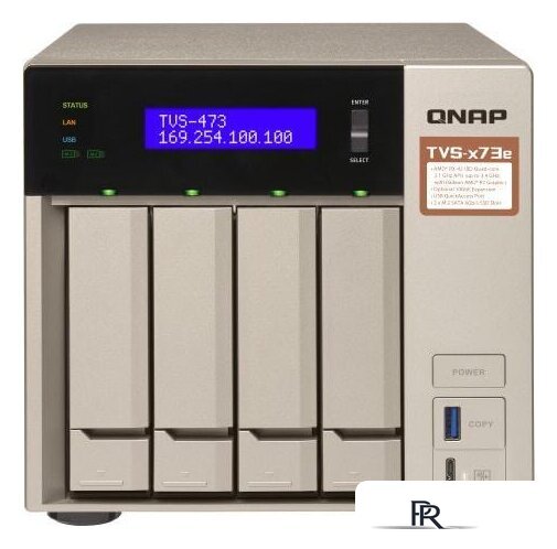 Сетевой накопитель QNAP TVS-473E-8G - Изображение №1 — Интернет-магазин ПроЗаказ