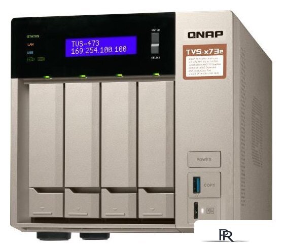 Сетевой накопитель QNAP TVS-473E-8G - Изображение №5 — Интернет-магазин ПроЗаказ