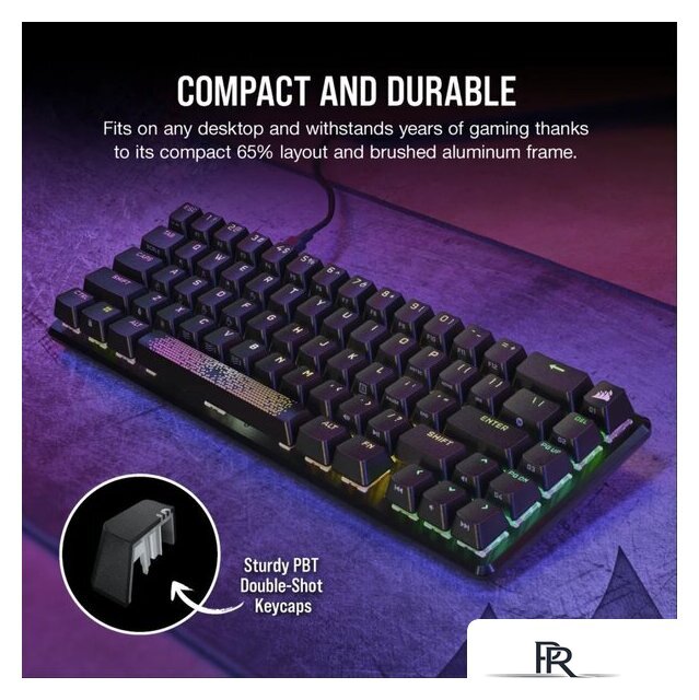 Клавиатура Corsair K65 Pro Mini (Corsair OPX, нет кириллицы) - Изображение №12 — Интернет-магазин ПроЗаказ