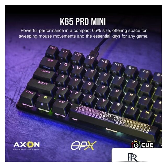 Клавиатура Corsair K65 Pro Mini (Corsair OPX, нет кириллицы) - Изображение №13 — Интернет-магазин ПроЗаказ