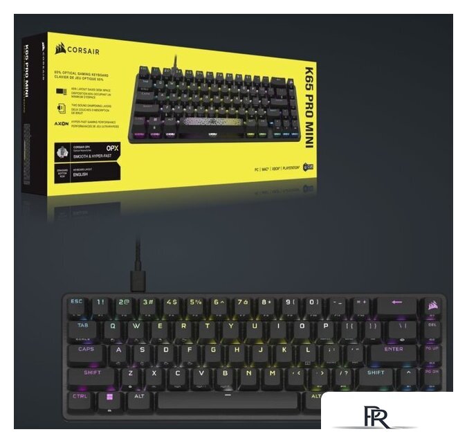 Клавиатура Corsair K65 Pro Mini (Corsair OPX, нет кириллицы) - Изображение №8 — Интернет-магазин ПроЗаказ