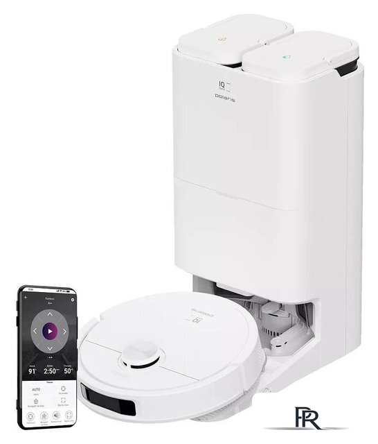 Робот-пылесос Polaris PVCRAC 7790 Wi-Fi IQ Home (белый) - Изображение №1 — Интернет-магазин ПроЗаказ