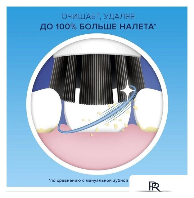 Электрическая зубная щетка Oral-B Vitality D100 Starterkit + 2 насадки (серый) - Изображение №4 — Интернет-магазин ПроЗаказ