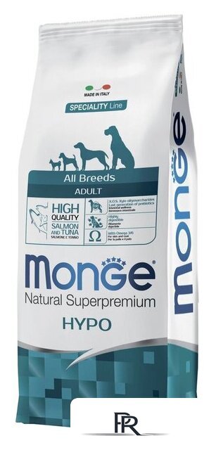 Сухой корм для собак Monge Speciality Line Hypo гипоаллергенный из лосося с тунцом (12 кг) - Изображение №1 — Интернет-магазин ПроЗаказ