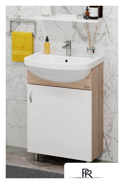  Onika Тумба под умывальник Эко 52.10 105207 (дуб сонома) - Изображение №1 — Интернет-магазин ПроЗаказ