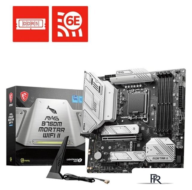 Материнская плата MSI MAG B760M Mortar WiFi II - Изображение №2 — Интернет-магазин ПроЗаказ
