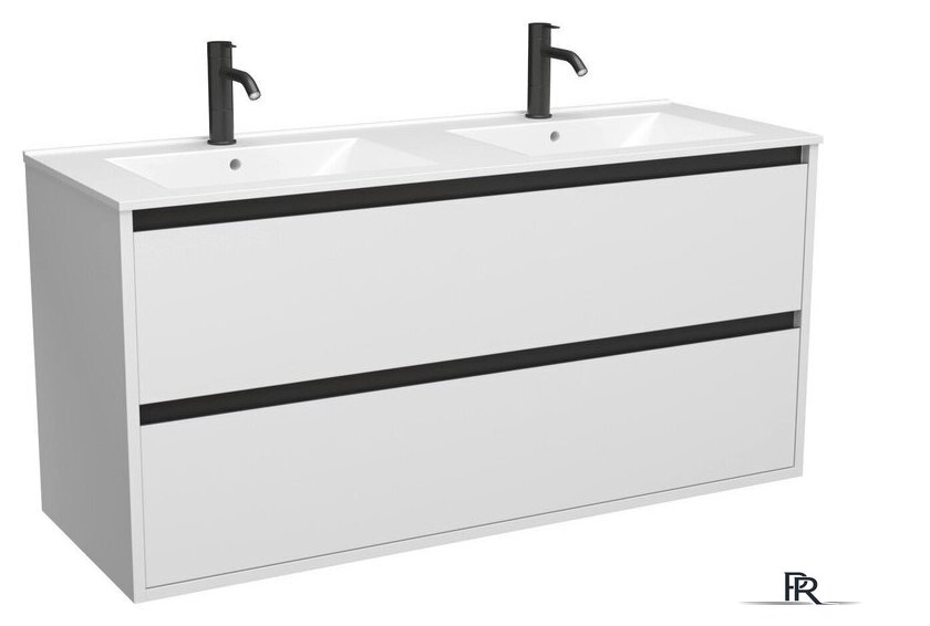  ЗОВ Тумба с умывальником Парма 120 P120LWP0MWMC1B-OL120 (белый матовый) - Изображение №1 — Интернет-магазин ПроЗаказ