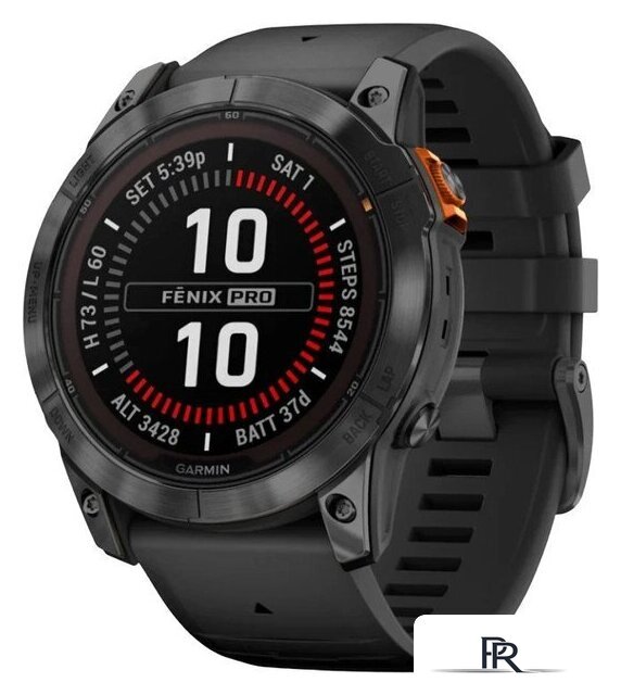 Умные часы Garmin Fenix 7 Pro Solar (сланцево-серый/черный) - Изображение №1 — Интернет-магазин ПроЗаказ
