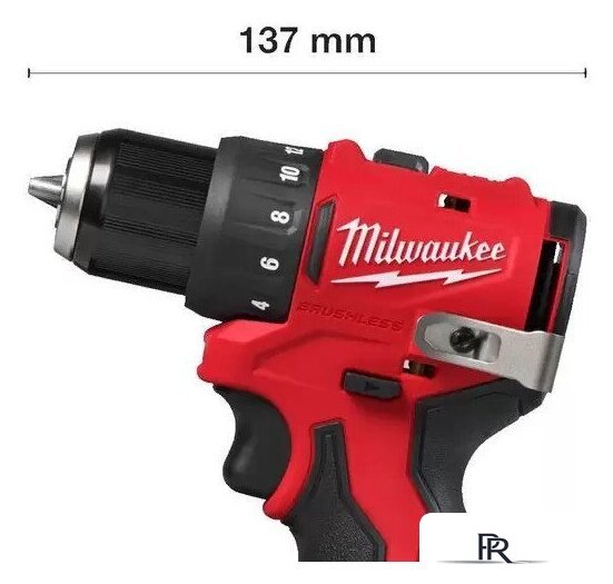 Дрель-шуруповерт Milwaukee M12 BLDDRC-402C 4933499688 (с 2-мя АКБ, кейс) - Изображение №2 — Интернет-магазин ПроЗаказ