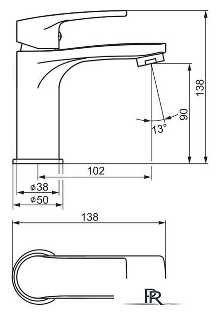 Смеситель Damixa Eclipse 480210000 - Изображение №4 — Интернет-магазин ПроЗаказ