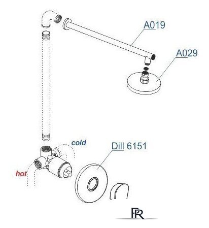 Душевая система  Wasserkraft A12629 - Изображение №3 — Интернет-магазин ПроЗаказ