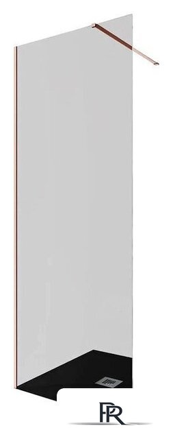 Душевая стенка Allen Brau Infinity 3.21018.60.T 323810 (медь браш) - Изображение №1 — Интернет-магазин ПроЗаказ