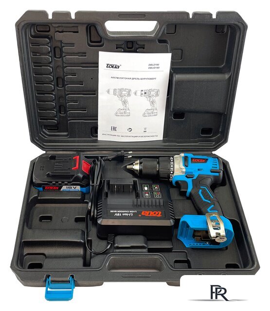 Дрель-шуруповерт Toua DBLD180-1 (с 1-м АКБ, кейс) - Изображение №5 — Интернет-магазин ПроЗаказ