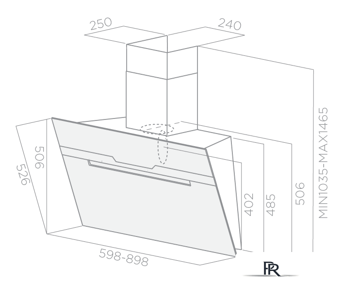 Кухонная вытяжка Elica Majestic BL/A/60 [PRF0117381] - Изображение №5 — Интернет-магазин ПроЗаказ