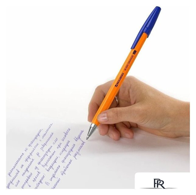 Набор шариковых ручек BRAUBERG M-500 Orange 143950 (4 шт) - Изображение №2 — Интернет-магазин ПроЗаказ