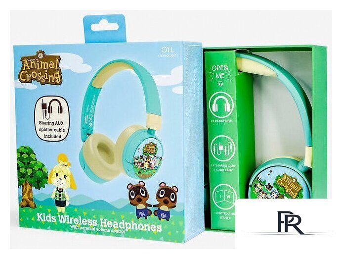 Наушники OTL Technologies Nintendo Animal Crossing Kids Wireless AC0998 - Изображение №3 — Интернет-магазин ПроЗаказ
