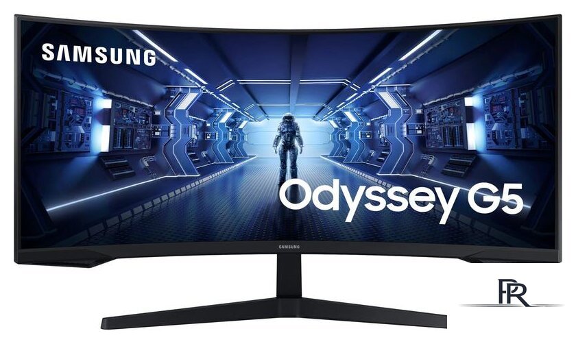 Игровой монитор Samsung Odyssey G5 LC34G55TWWIXCI - Изображение №1 — Интернет-магазин ПроЗаказ