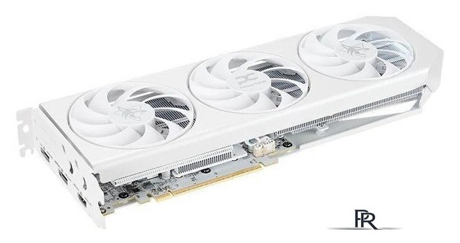 Видеокарта PowerColor Hellhound Spectral White AMD Radeon RX 9060 XT 16GB GDDR6 RX9060XT 16G-L/OC/WHITE - Изображение №3 — Интернет-магазин ПроЗаказ