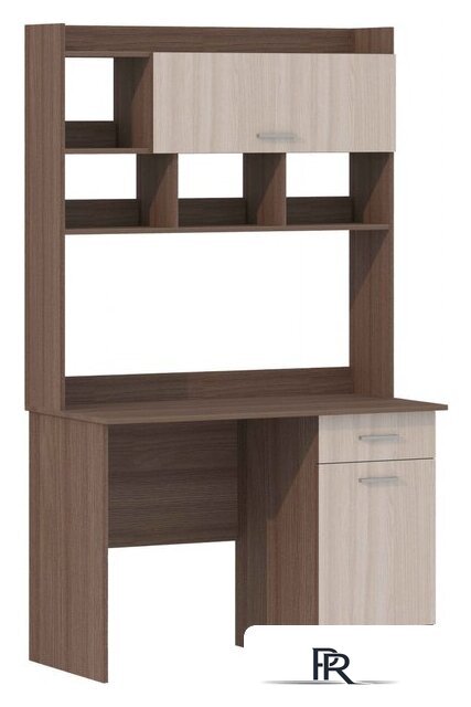 Стол Памир ПКС-2 (ясень шимо темный/ясень шимо светлый) - Изображение №1 — Интернет-магазин ПроЗаказ