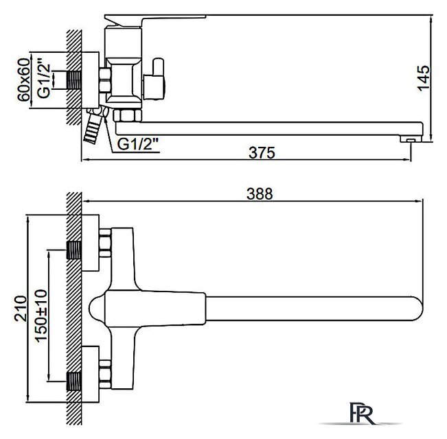 Смеситель Ledeme L2278 - Изображение №2 — Интернет-магазин ПроЗаказ