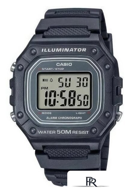 Наручные часы Casio Illuminator W-218H-8A - Изображение №1 — Интернет-магазин ПроЗаказ