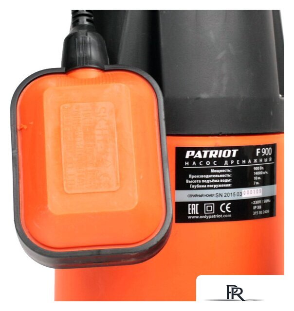 Дренажный насос Patriot F900 - Изображение №4 — Интернет-магазин ПроЗаказ