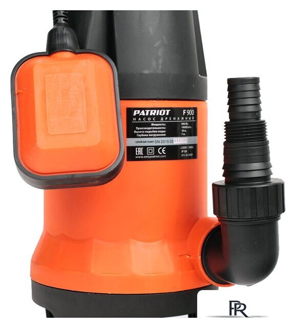 Дренажный насос Patriot F900 - Изображение №2 — Интернет-магазин ПроЗаказ