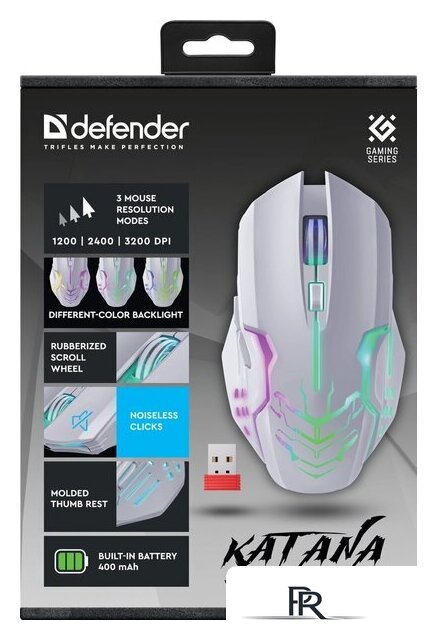 Игровая мышь Defender Katana GM-511 (белый) - Изображение №9 — Интернет-магазин ПроЗаказ