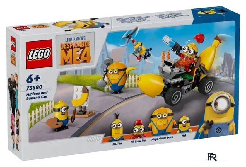 Конструктор LEGO Despicable Me 4 75580 Миньоны и машина-банан - Изображение №1 — Интернет-магазин ПроЗаказ