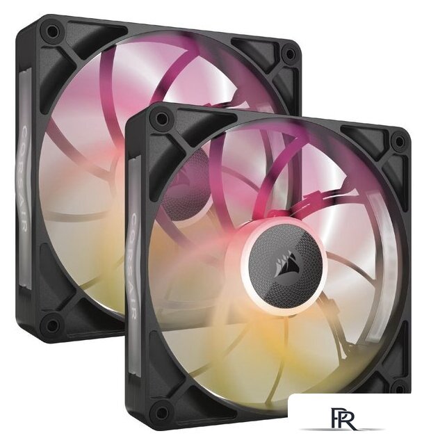 Комплект вентиляторов для корпуса с контроллером Corsair iCUE LINK RX140 RGB MAX Dual Pack + Hub CO-9051036-WW - Изображение №1 — Интернет-магазин ПроЗаказ