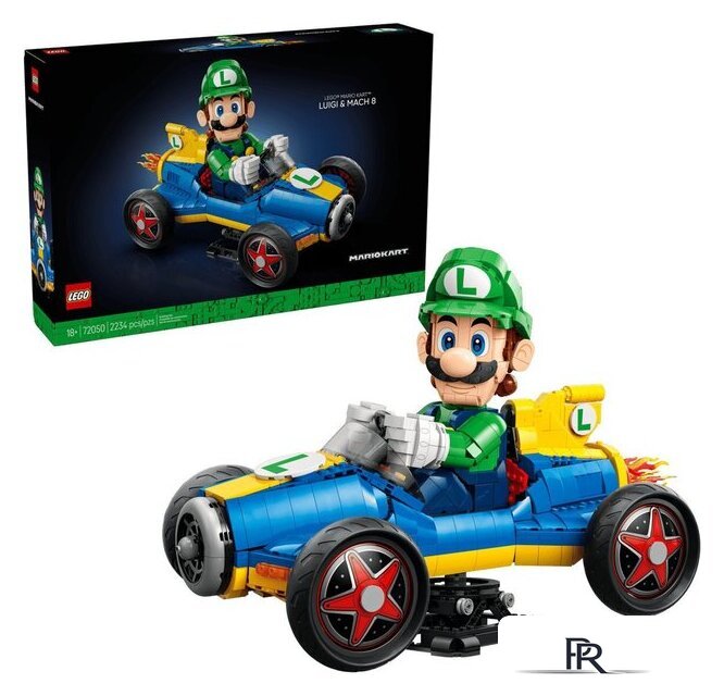 Конструктор LEGO Super Mario 72050 Mario Kart Luigi & Mach 8 - Изображение №1 — Интернет-магазин ПроЗаказ