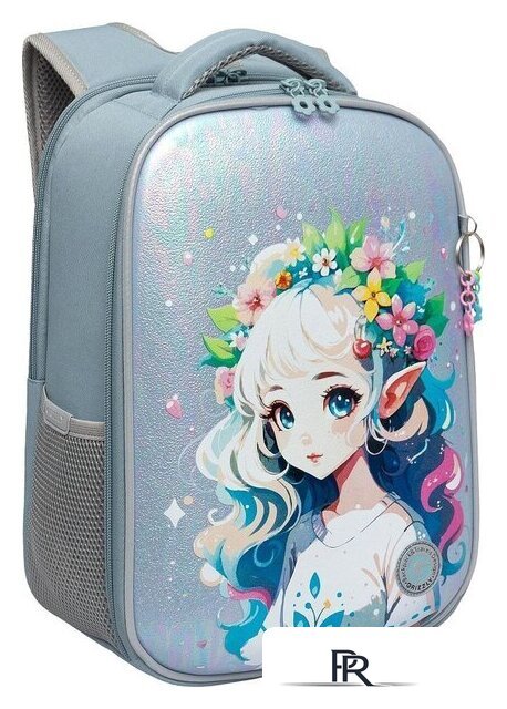 Школьный рюкзак Grizzly RAw-594-8 (голубой) - Изображение №1 — Интернет-магазин ПроЗаказ