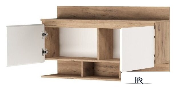 Антресоль Памир Гретта 1200 (крафт золотой/белый) - Изображение №2 — Интернет-магазин ПроЗаказ