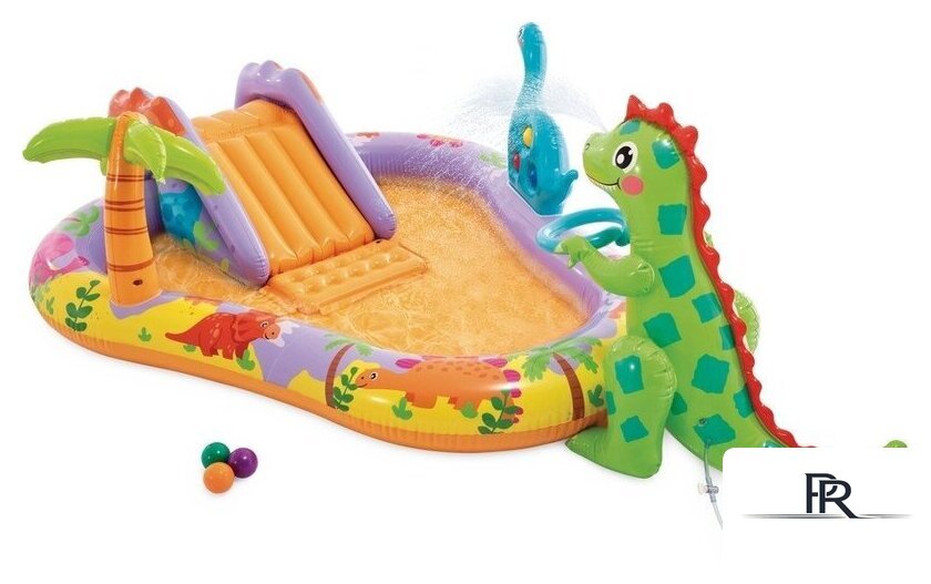 Игровой центр  Intex Dino Park 56139 (201х157х69) - Изображение №2 — Интернет-магазин ПроЗаказ