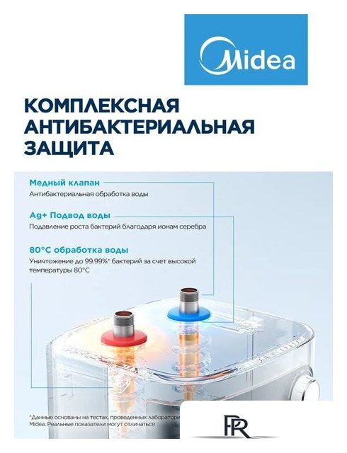 Накопительный электрический водонагреватель под мойку Midea MWH05-15SMU - Изображение №8 — Интернет-магазин ПроЗаказ