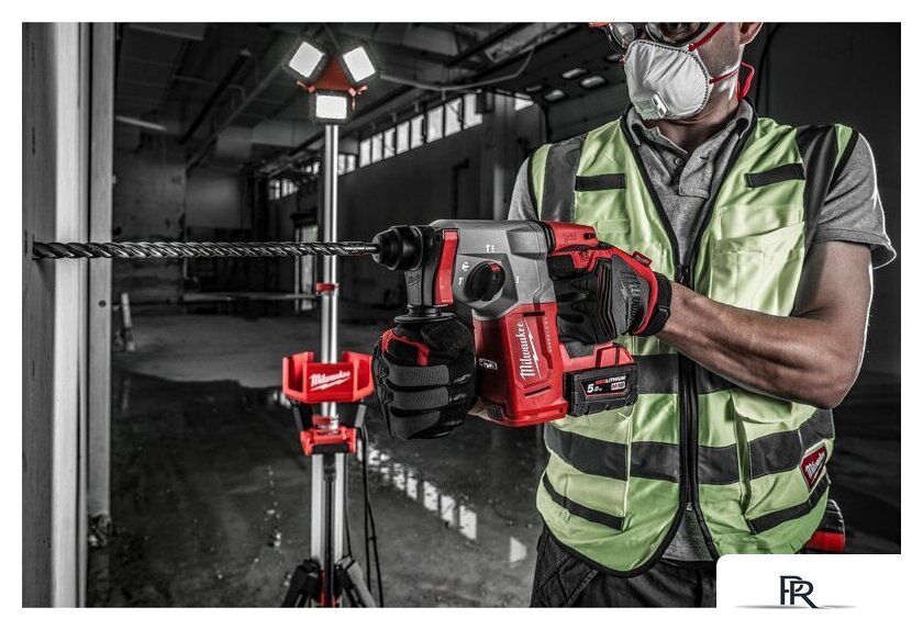 Перфоратор Milwaukee M18 BLH-502X 4933478894 (с 2-мя АКБ, кейс) - Изображение №3 — Интернет-магазин ПроЗаказ