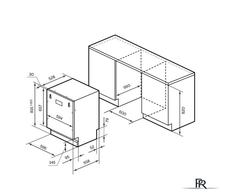 Встраиваемая посудомоечная машина LEX PM 6073 B - Изображение №2 — Интернет-магазин ПроЗаказ