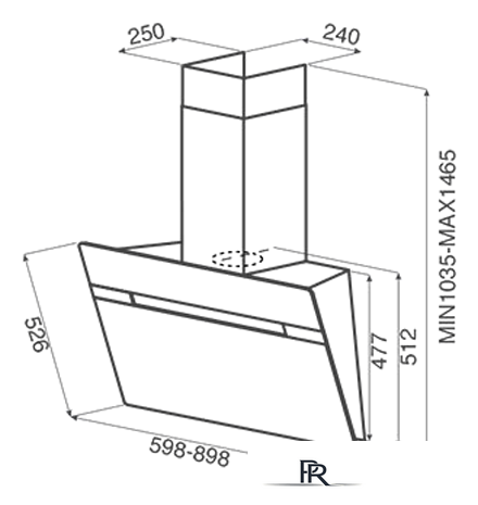 Кухонная вытяжка Jetair Viki BL 60 A PRF0111475B - Изображение №2 — Интернет-магазин ПроЗаказ