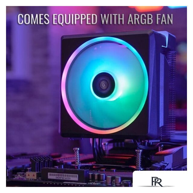 Кулер для процессора AeroCool Cylon 4F WH ARGB PWM 4P - Изображение №3 — Интернет-магазин ПроЗаказ